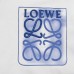 Loewe White T-Shirt with Blue Pocket Logo