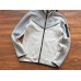 NIKE TECH FLEECE HOODIE x GREY/WHITE