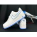 NIKE AIR FORCE 1 "Double Swoosh White/Blue"