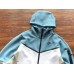 NIKE TECH FLEECE HOODIE x BABY BLUE/GREY/WHITE