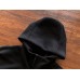NIKE TECH FLEECE HOODIE x BLACK/DARK SMOKE GREY