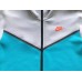 NIKE TECH FLEECE HOODIE x WOLF GREY/AQUAMARINE/ORANGE