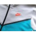 NIKE TECH FLEECE HOODIE x WOLF GREY/AQUAMARINE/ORANGE