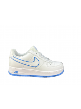 NIKE AIR FORCE 1 "Double Swoosh White/Blue"