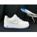 NIKE AIR FORCE 1 "Double Swoosh White/Blue"