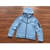 NIKE TECH FLEECE HOODIE x LIGHT BLUE