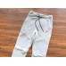 NIKE TECH FLEECE PANTS x WOLF GREY/AQUAMARINE/ORANGE