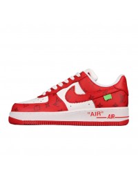 NIKE AIR FORCE 1 x LOUIS VUITTON VIRGIL ABLOH WHITE RED