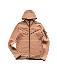 NIKE TECH FLEECE HOODIE x ARCHEO BROWN