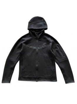 NIKE TECH FLEECE HOODIE x BLACK