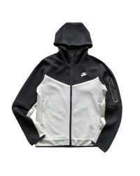 NIKE TECH FLEECE HOODIE x BLACK/GREY