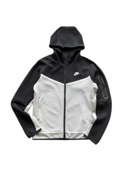 NIKE TECH FLEECE HOODIE x BLACK/GREY