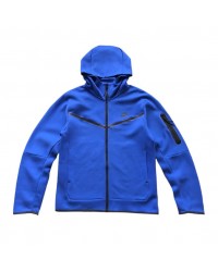 NIKE TECH FLEECE HOODIE x BLUE