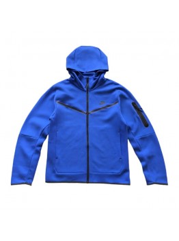 NIKE TECH FLEECE HOODIE x BLUE