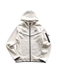 NIKE TECH FLEECE HOODIE x CREAMY WHITE