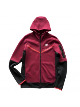 NIKE TECH FLEECE HOODIE x DARK BEETROOT/PHANTOM