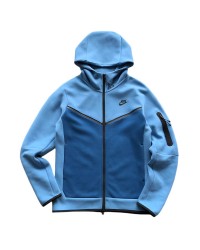 NIKE TECH FLEECE HOODIE x DUTCH BLUE/COURT BLUE