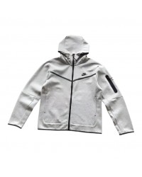 NIKE TECH FLEECE HOODIE x GREY