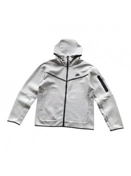 NIKE TECH FLEECE HOODIE x GREY