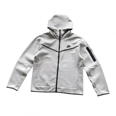 NIKE TECH FLEECE HOODIE x GREY