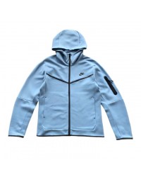 NIKE TECH FLEECE HOODIE x LIGHT BLUE