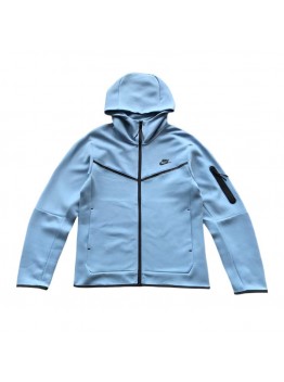 NIKE TECH FLEECE HOODIE x LIGHT BLUE