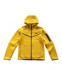 NIKE TECH FLEECE HOODIE x YELLOW