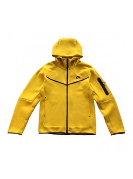 NIKE TECH FLEECE HOODIE x YELLOW