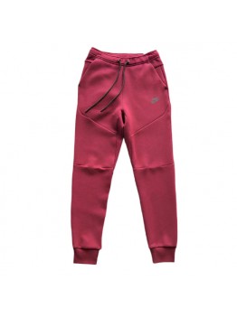 NIKE TECH FLEECE PANTS x BURGUNDY
