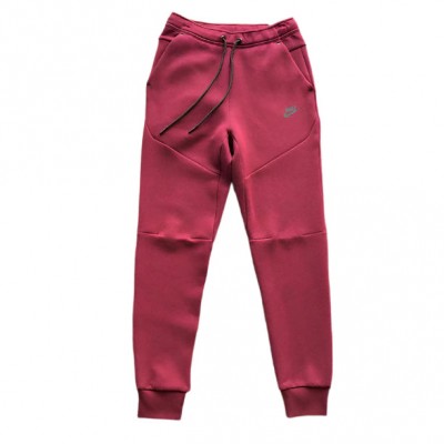 NIKE TECH FLEECE PANTS x BURGUNDY