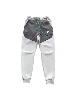 NIKE TECH FLEECE PANTS x GREY/BLACK/GREEN