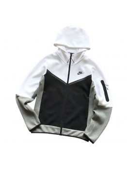 NIKE TECH FLEECE PANTS x WOLF GREY/WHITE/BLACK