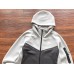 NIKE TECH FLEECE HOODIE x GREY/BLACK/GREEN