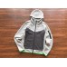 NIKE TECH FLEECE HOODIE x GREY/BLACK/GREEN