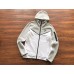 NIKE TECH FLEECE HOODIE x WHITE/GREY