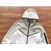 NIKE TECH FLEECE HOODIE x WHITE/GREY