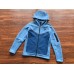 NIKE TECH FLEECE HOODIE x DUTCH BLUE/COURT BLUE