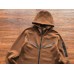 NIKE TECH FLEECE HOODIE x BROWN
