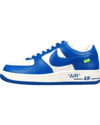 NIKE AIR FORCE 1 x LOUIS VUITTON BLUE/WHITE