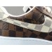 NIKE AIR FORCE 1 x LOUlS VUlTTON BROWN/WHITE