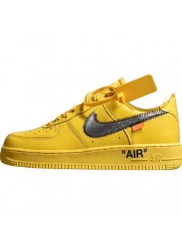 NIKE AIR FORCE 1 x OFF-WHITE ICA UNIVERSITY GOLD