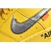 NIKE AIR FORCE 1 x OFF-WHITE ICA UNIVERSITY GOLD