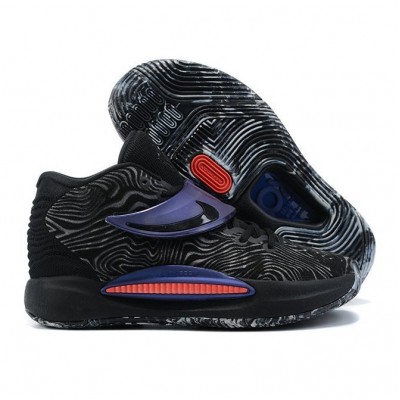 NIKE KD 14 x SEASONAL BLACK LASER CRIMSON