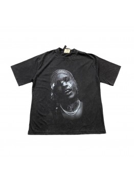 A$AP ROCKY VINTAGE GRAPHIC TEE DARK GREY