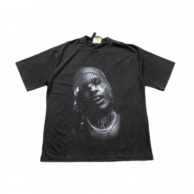 A$AP ROCKY VINTAGE GRAPHIC TEE DARK GREY