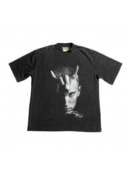 EMINEM VINTAGE GRAPHIC TEE DARK GREY