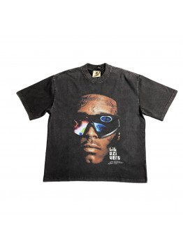 LIL UZI VERT VINTAGE GRAPHIC TEE DARK GREY