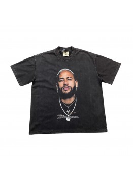 NEYMAR VINTAGE GRAPHIC TEE DARK GREY