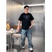 Prada Black T-Shirt with Logo Design