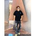 Prada Milano Logo Black T-Shirt
